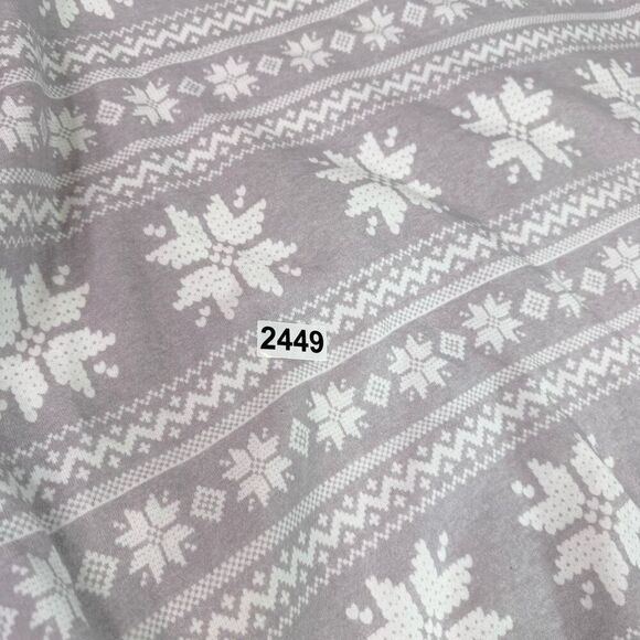 Torrid Sweatshirt Womens 3X Happy Holla Days Fair Isle Gray New Crewneck - Picture 7 of 7